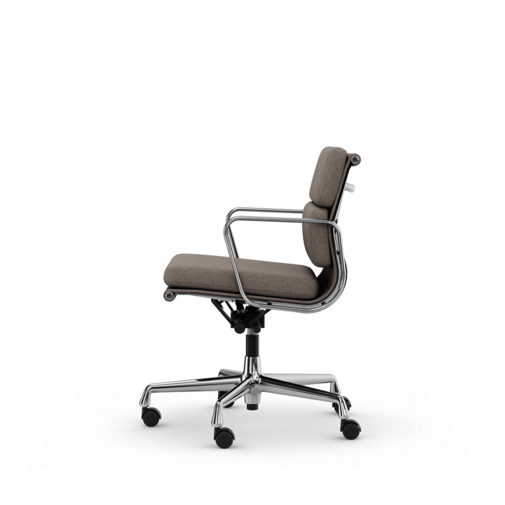 Soft Pad Chair EA 217 polerat kromstativ, Fossil Vitra
