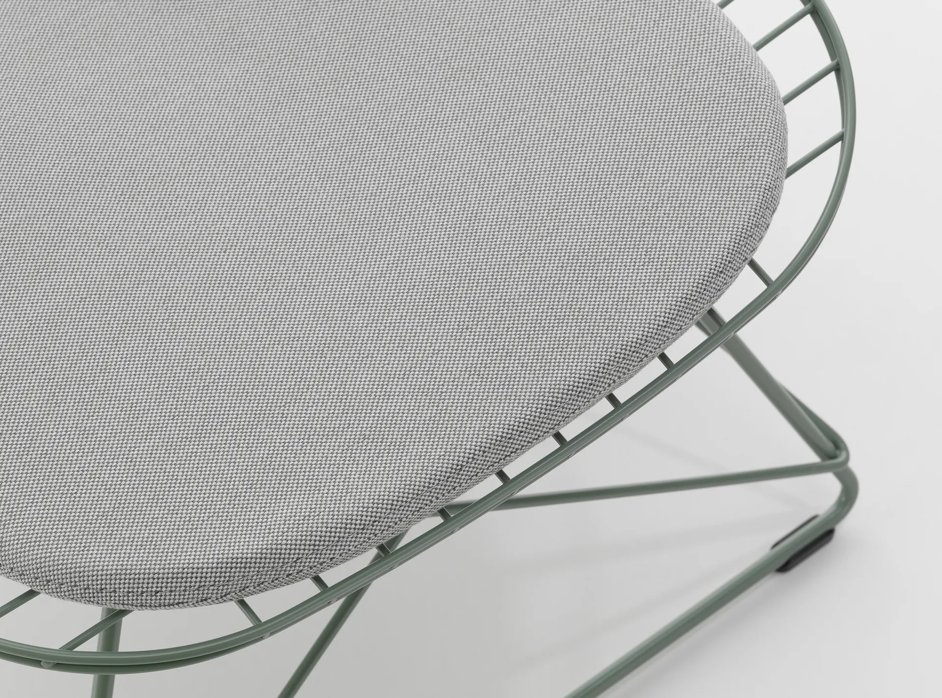 Soft seats outdoor type B stolsdyna, Simmons 55 grey/white Vitra