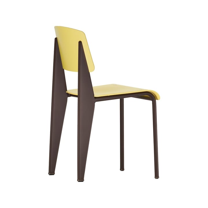 Standard SP stol - citron, mörkbrunt stativ - Vitra
