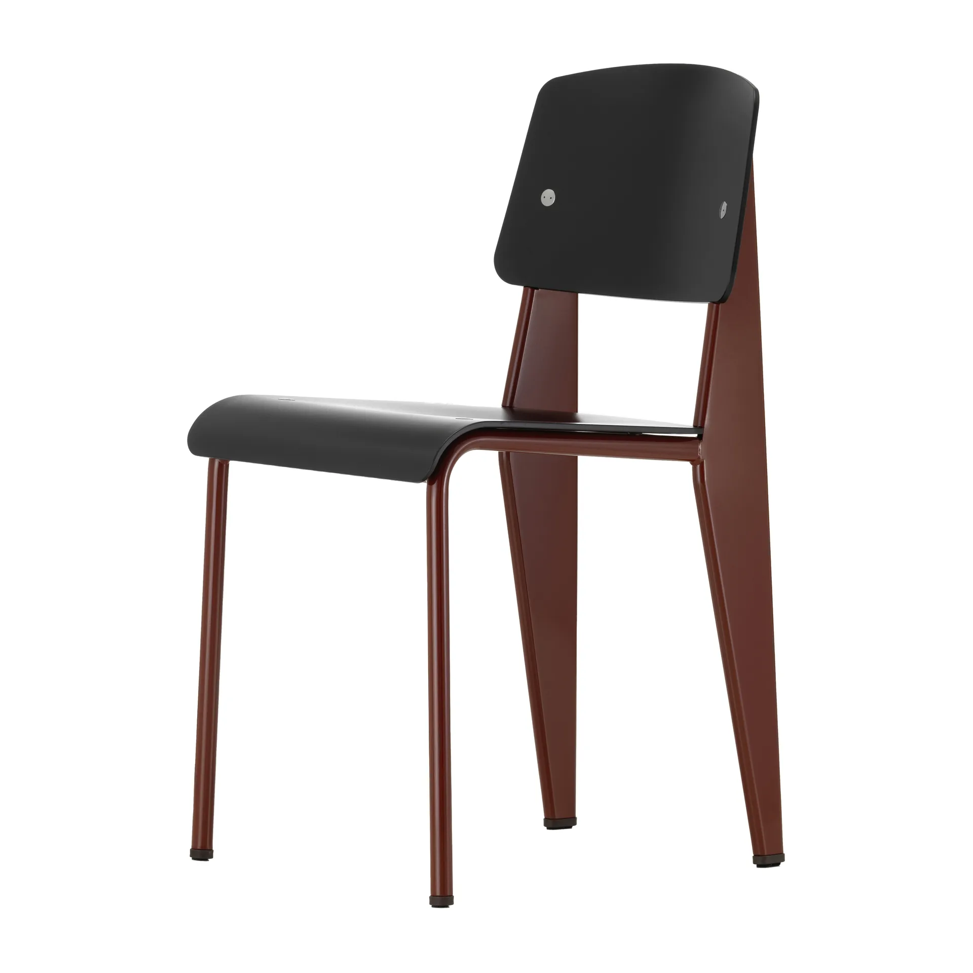 Standard SP stol, Deep black-Japanese red Vitra