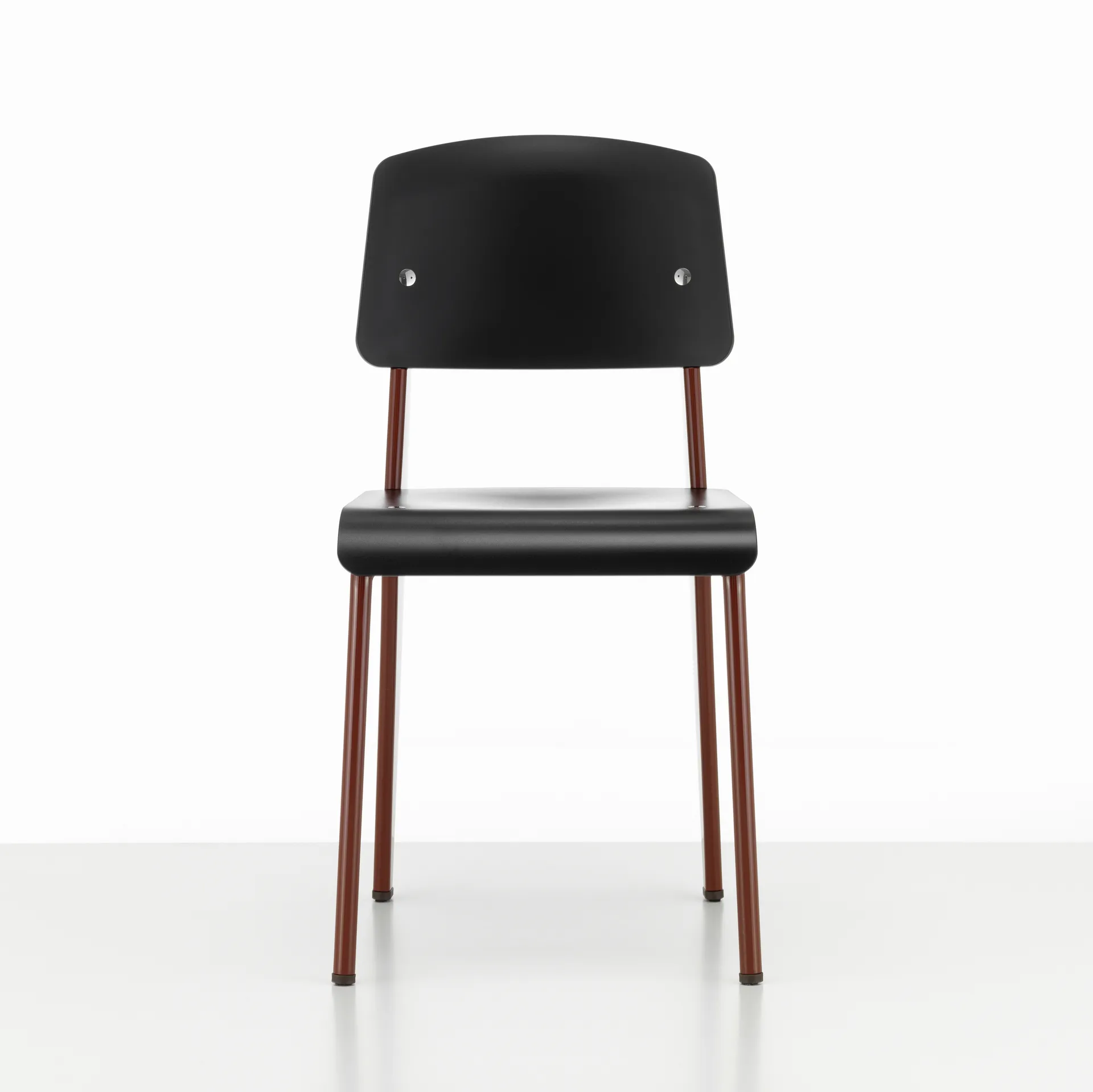 Standard SP stol, Deep black-Japanese red Vitra