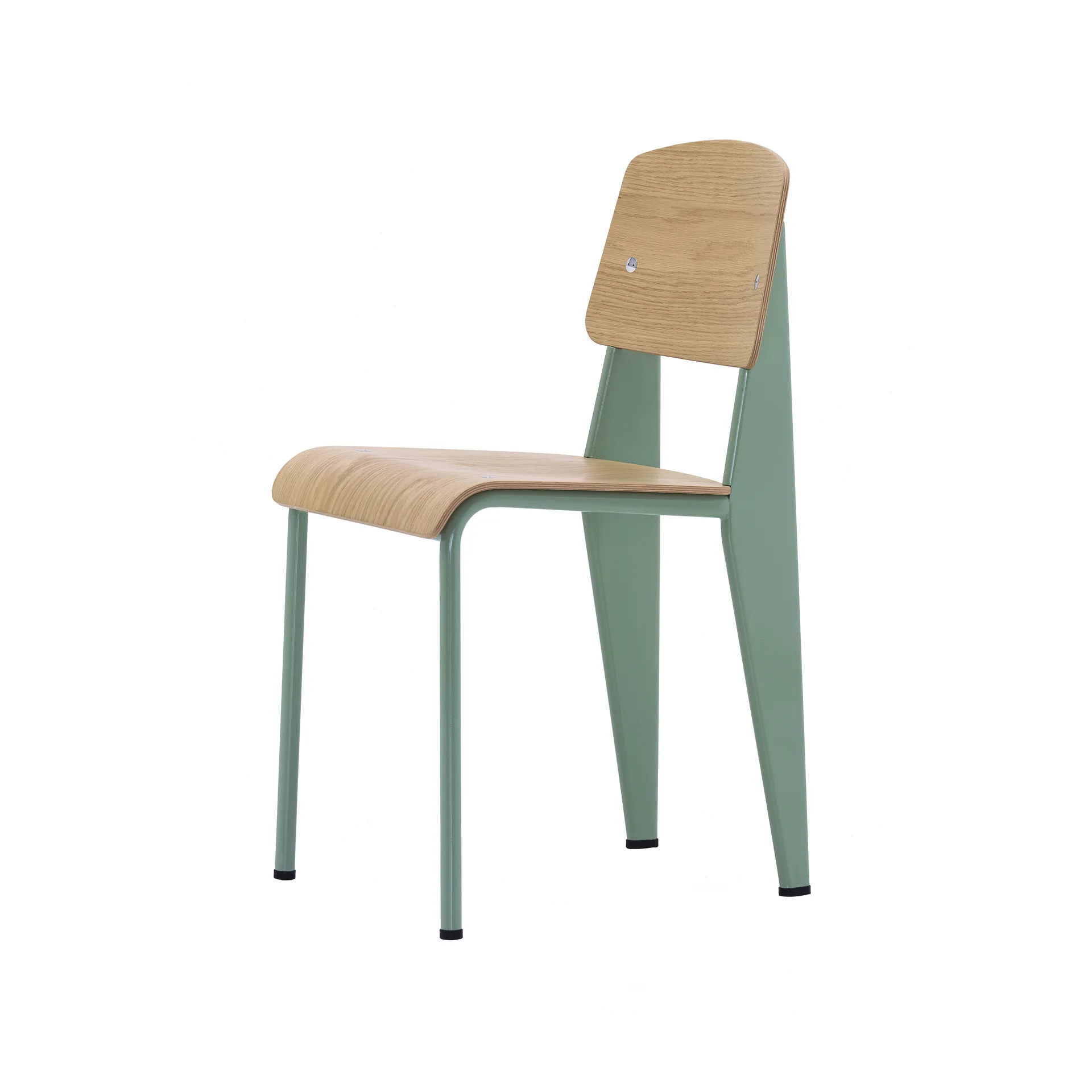 Standard stol, ek natur, prouvé gris vermeer stativ Vitra