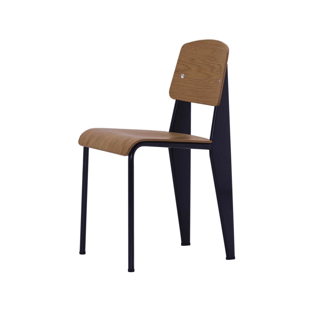 Vitra Standard stol valnöt svartpigmenterad, deep black