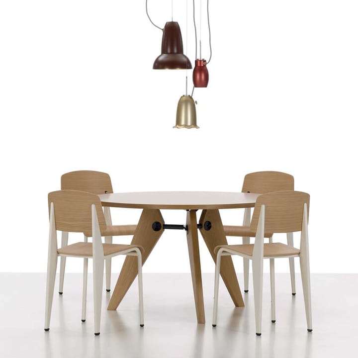 Standard stol, valnöt svartpigmenterad, deep black Vitra