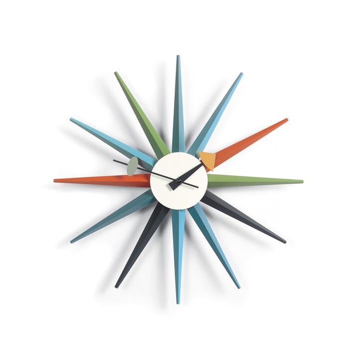 Sunburst clock väggklocka - Multifärgad - Vitra