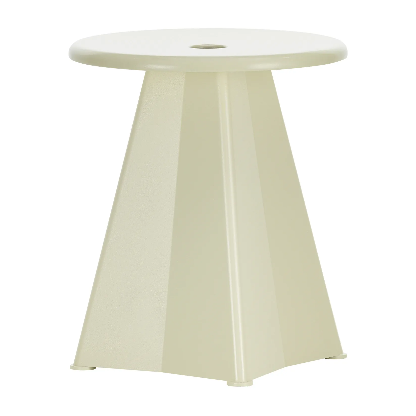 Tabouret Métallique pall, Blanc colombe Vitra