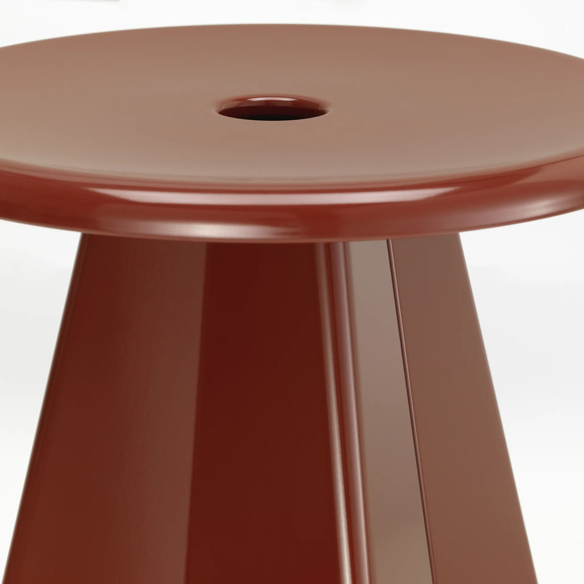 Tabouret Métallique pall, Japanese red Vitra
