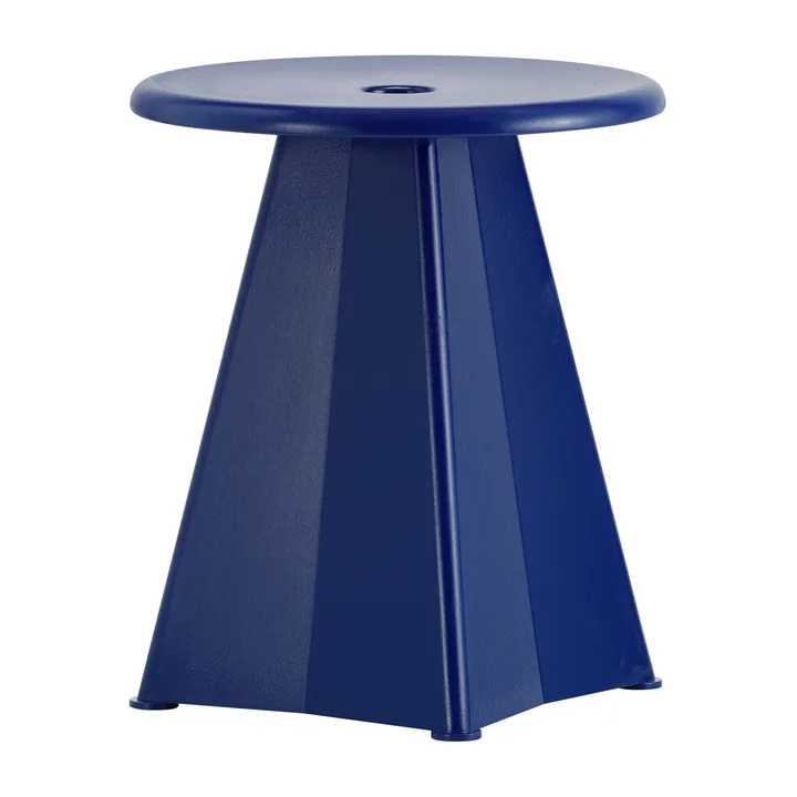Tabouret Métallique rund pall - Bleu marcoule (blå), Ø38x44,5 cm - Vitra