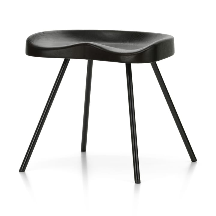 Tabouret No 307 pall - Dark oak-Deep black - Vitra