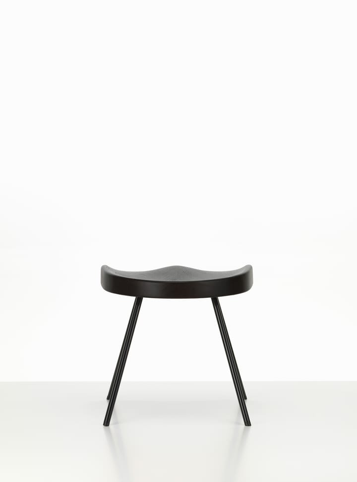 Tabouret No 307 pall, Dark oak-Deep black Vitra