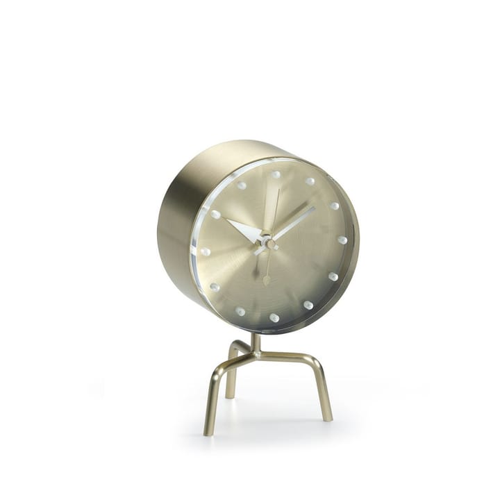 Tripod Clock bordsklocka - Mässing - Vitra