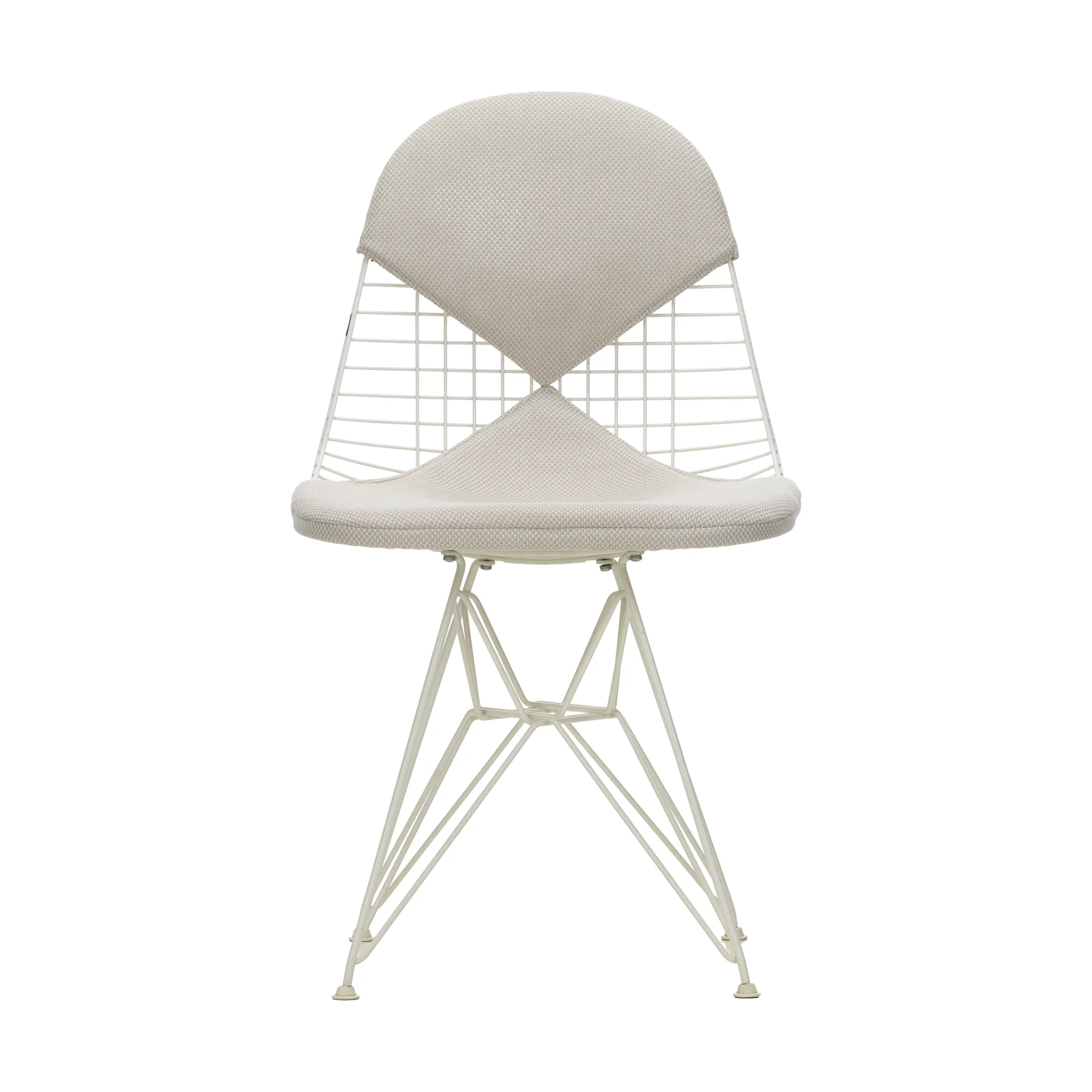 Wire Chair Bikini Outdoor dyna till stol, Cream/white Vitra
