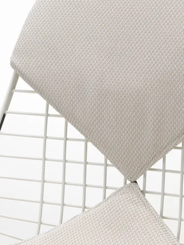 Wire Chair Bikini Outdoor dyna till stol - Cream/white - Vitra