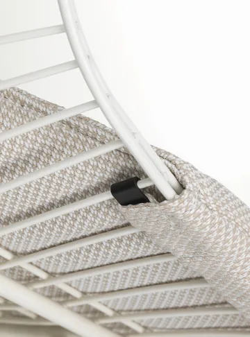 Wire Chair Bikini Outdoor dyna till stol - Cream/white - Vitra