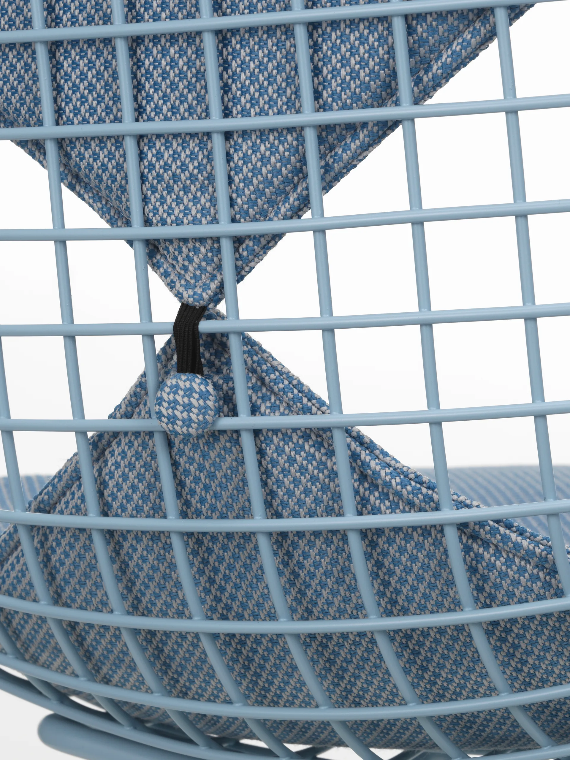 Wire Chair Bikini Outdoor dyna till stol, Horizon blue/light grey Vitra