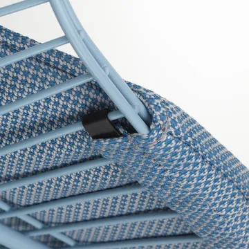 Wire Chair Bikini Outdoor dyna till stol - Horizon blue/light grey - Vitra