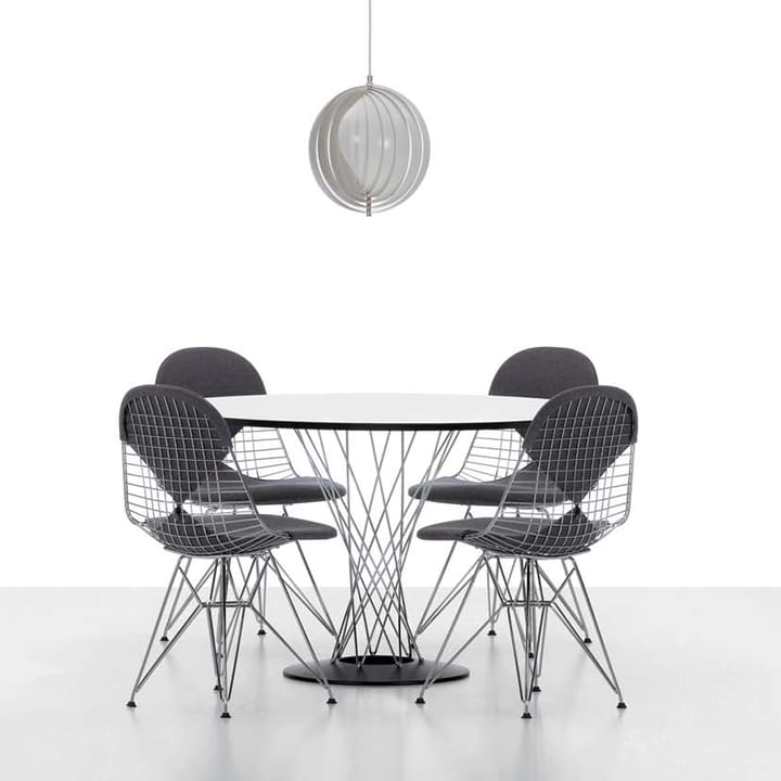 Wire chair DKR-2 stol - Hopsak nero-Chrome - Vitra