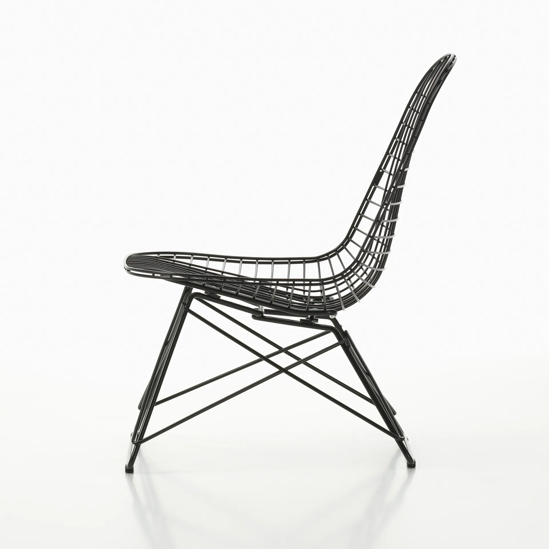 Wire Chair LKR loungestol, Deep black Vitra