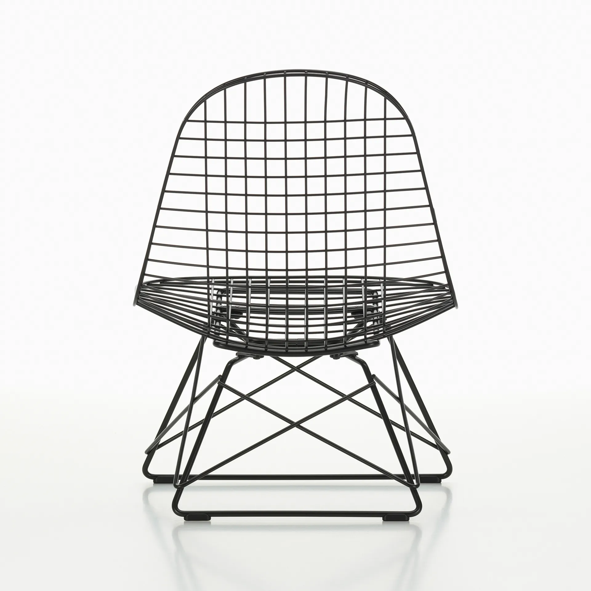 Wire Chair LKR loungestol, Deep black Vitra