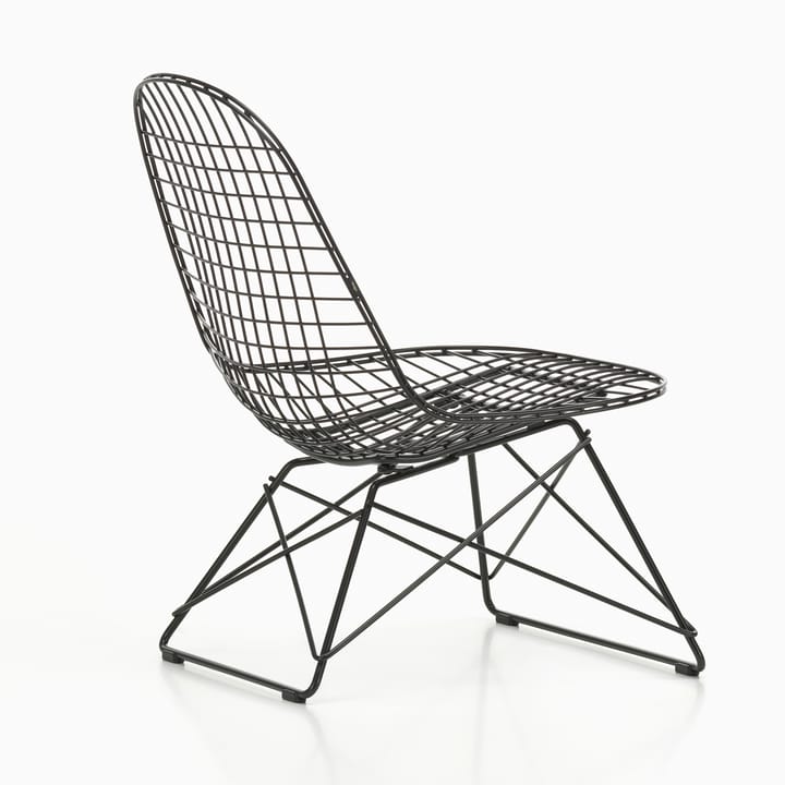 Wire Chair LKR loungestol, Deep black Vitra