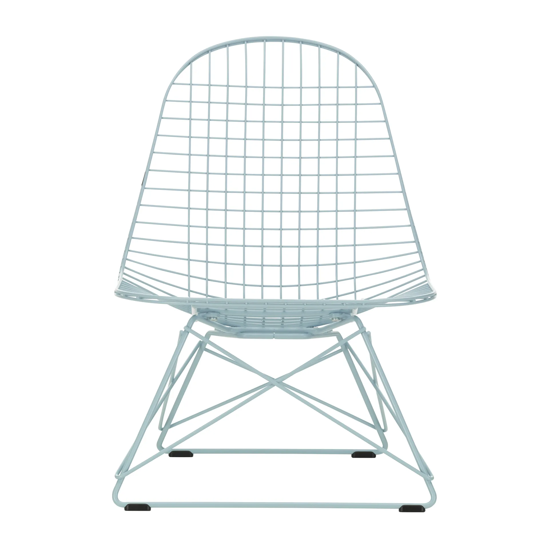 Wire Chair LKR loungestol, Sky blue 93 Vitra