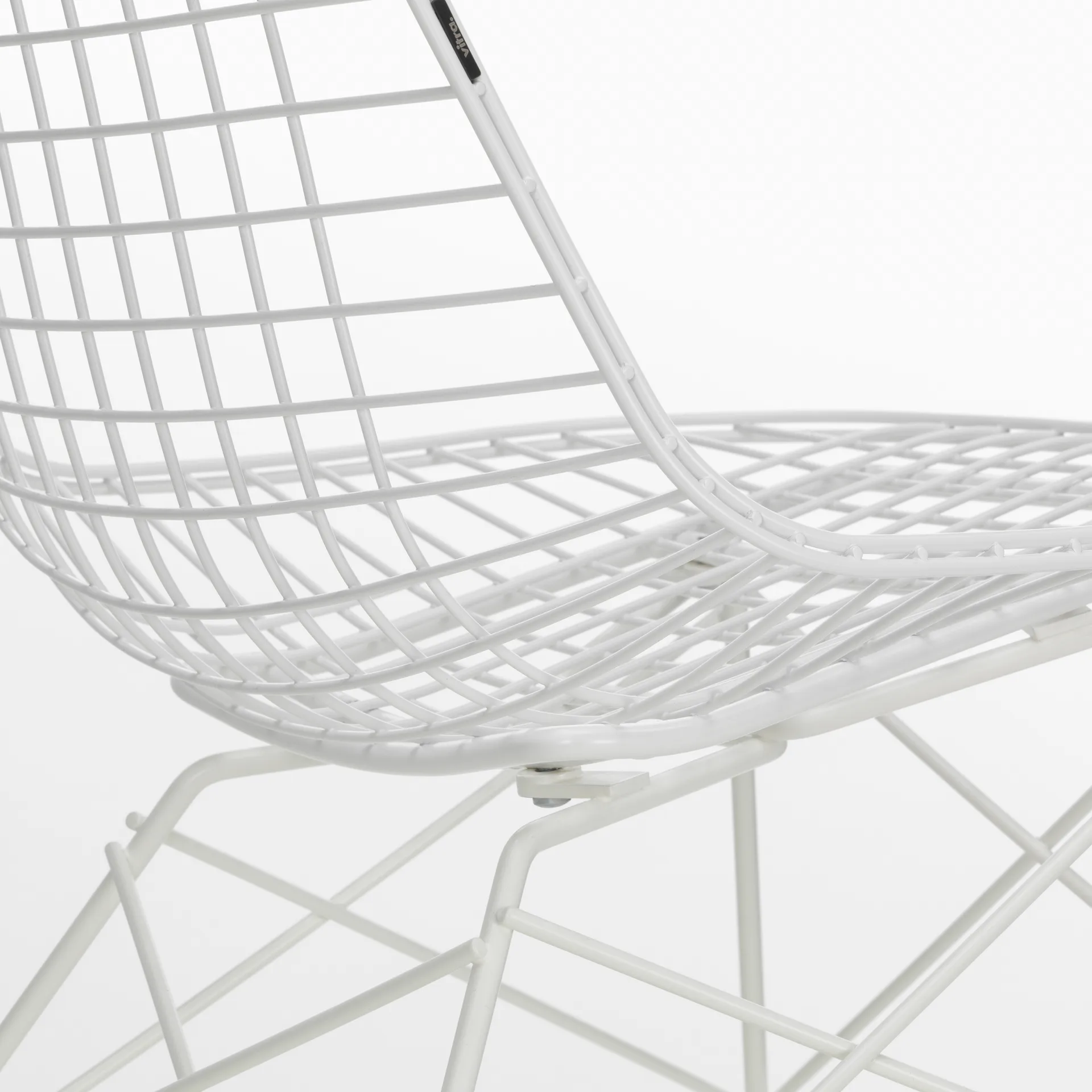 Wire Chair LKR loungestol, White Vitra