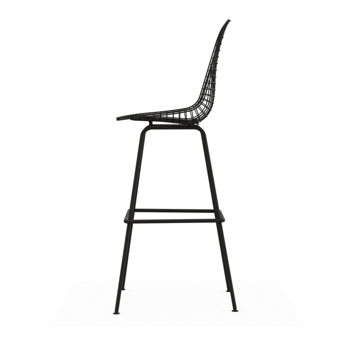 Wire Stool barpall, High Black Vitra