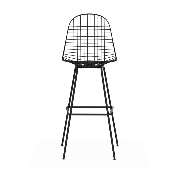 Wire Stool barpall, High Black Vitra