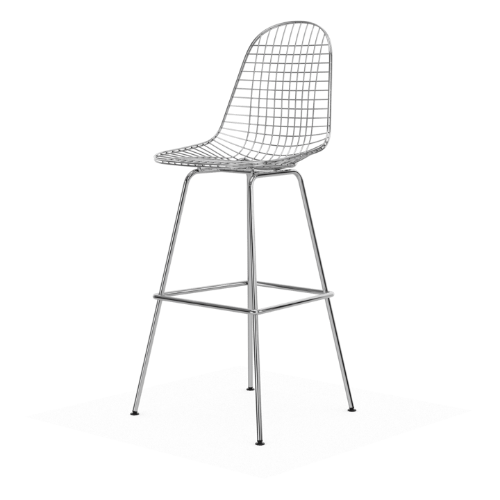 Wire Stool barpall - High Chrome - Vitra