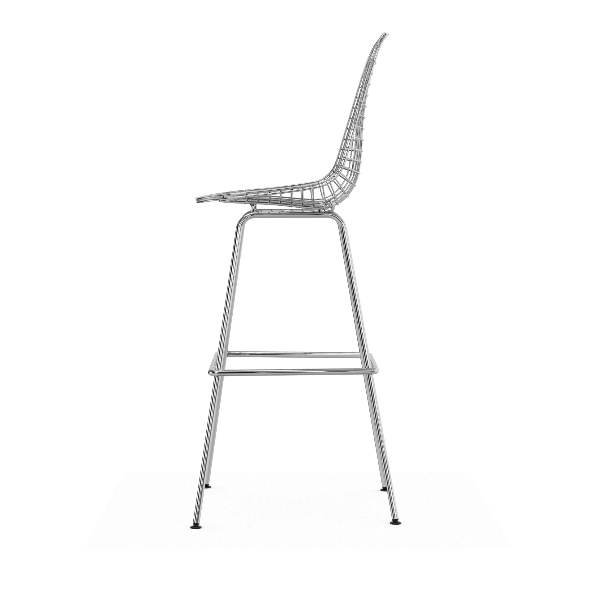 Wire Stool barpall, High Chrome Vitra
