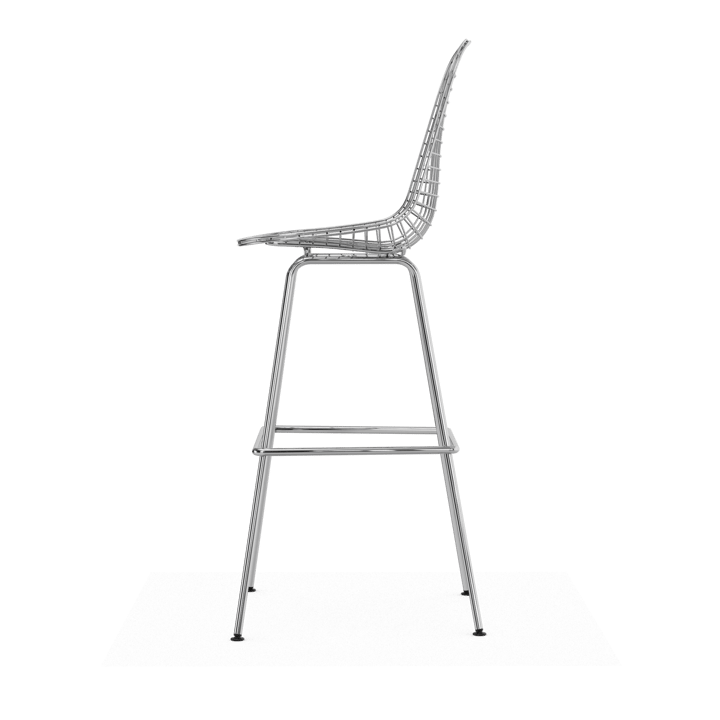 Wire Stool barpall, High Chrome Vitra