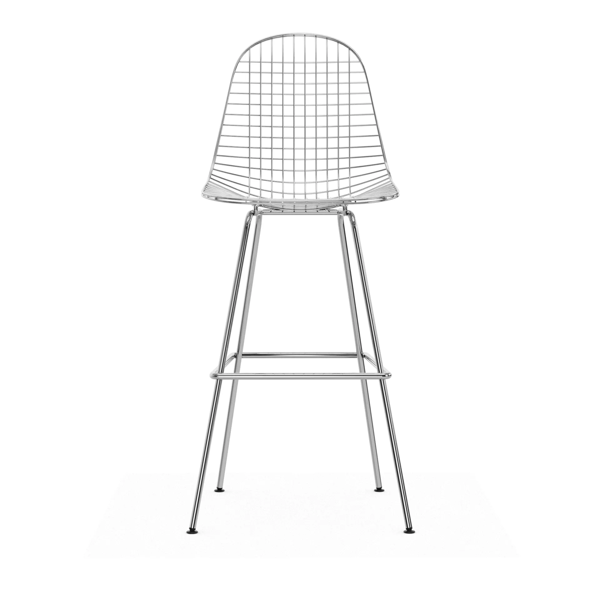 Wire Stool barpall, High Chrome Vitra