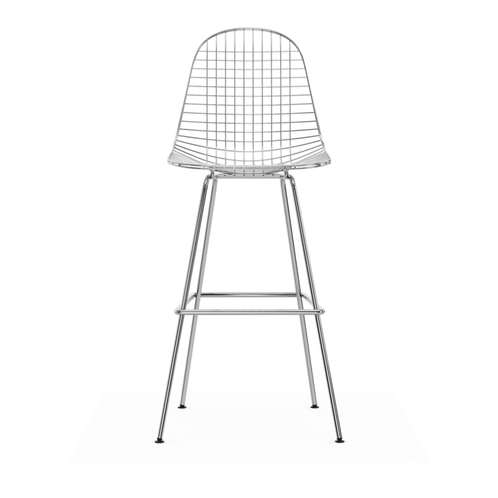 Wire Stool barpall, High Chrome Vitra
