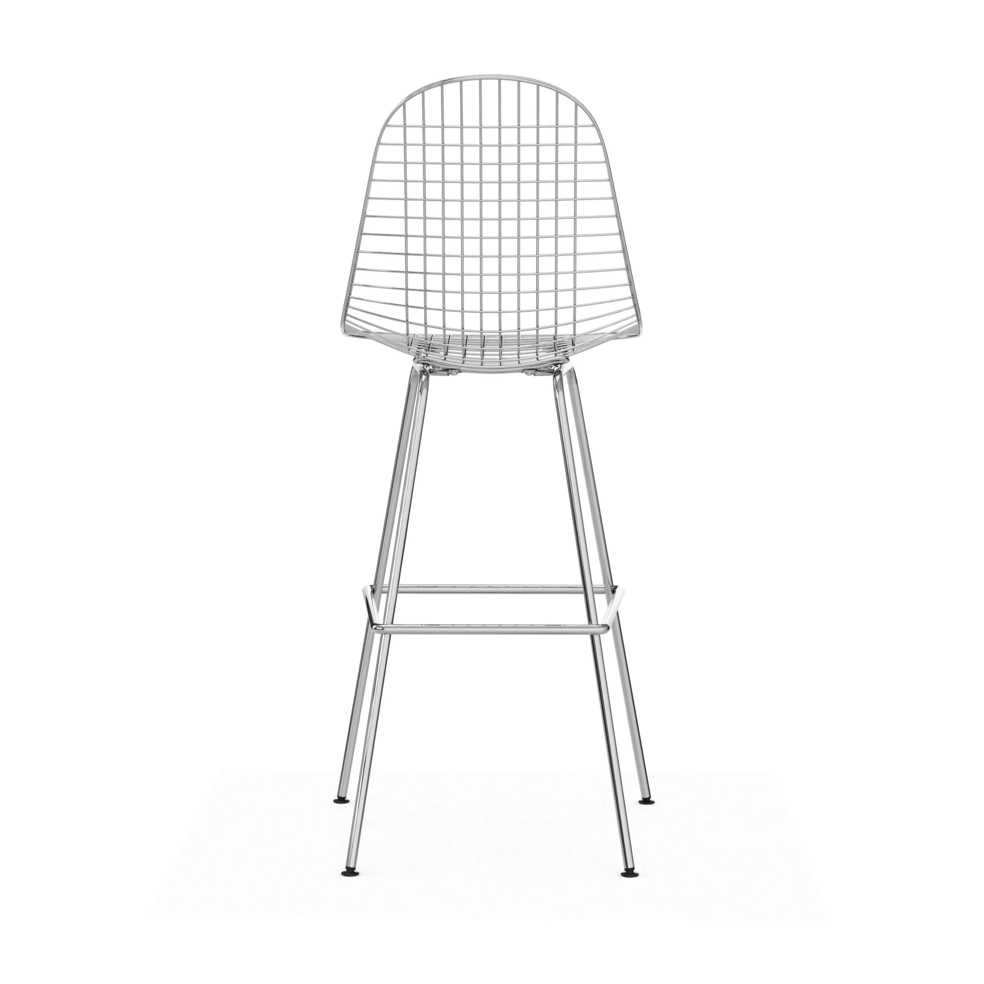 Wire Stool barpall, High Chrome Vitra