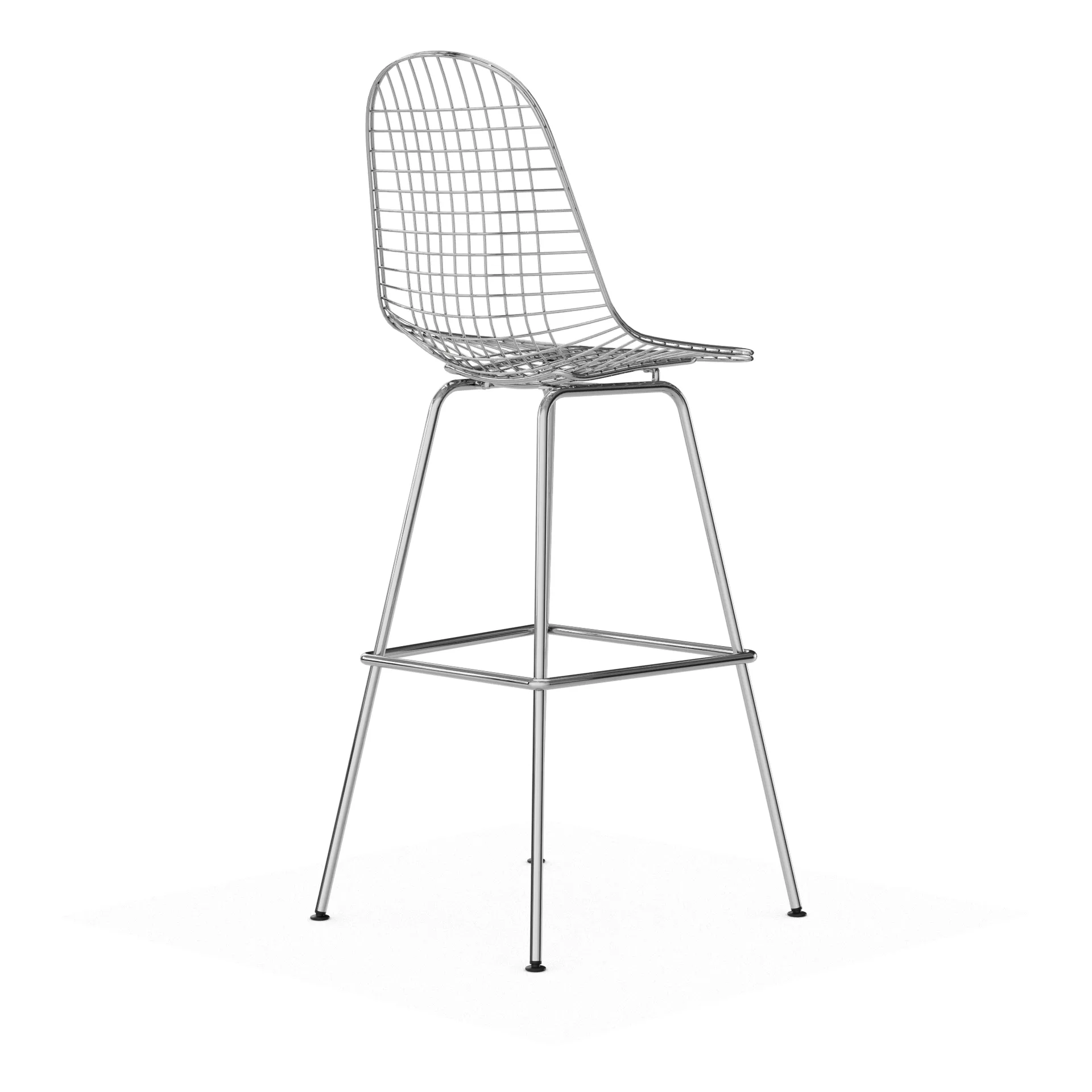 Wire Stool barpall, High Chrome Vitra