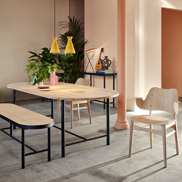 Be My Guest bord 180 cm, Vitoljad ek-gul Warm Nordic