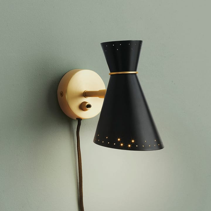 Bloom vägglampa, black noir Warm Nordic