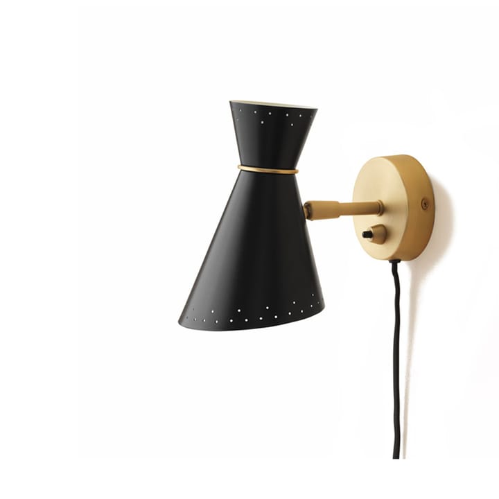 Bloom vägglampa - black noir - Warm Nordic