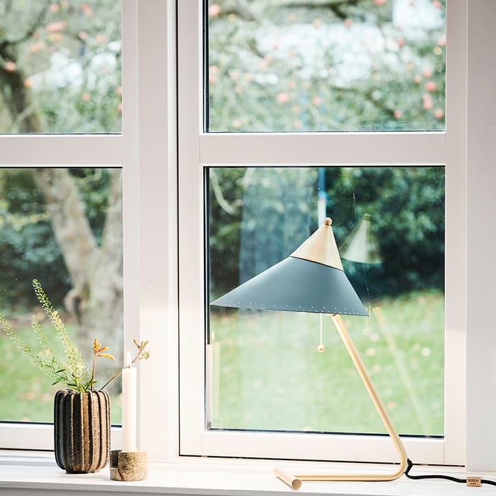 Brass Top bordslampa, warm white, mässingsstativ Warm Nordic