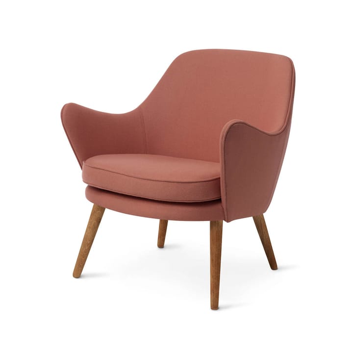 Dwell loungestol - Hero 511 blush-ben i rökt ek - Warm Nordic