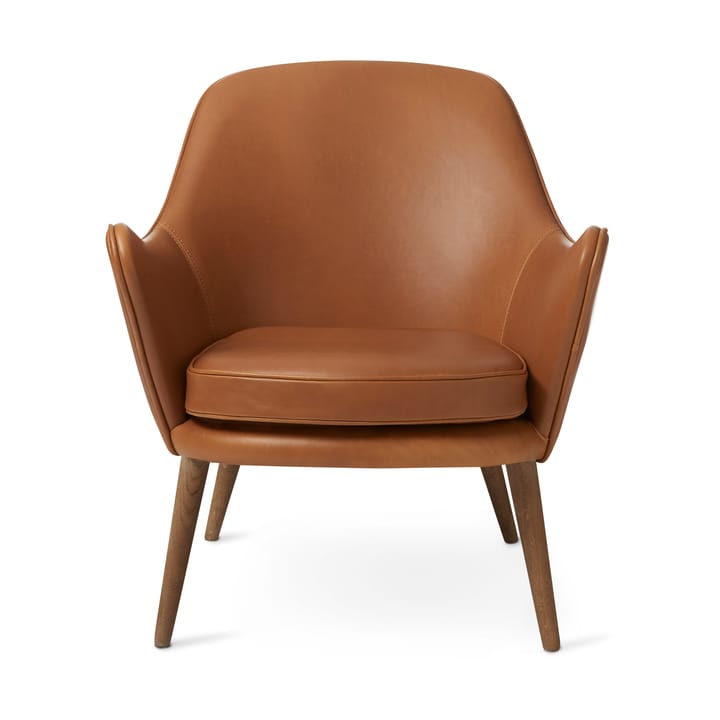 Dwell loungestol, Silk 250 camel-ben i rökt ek Warm Nordic
