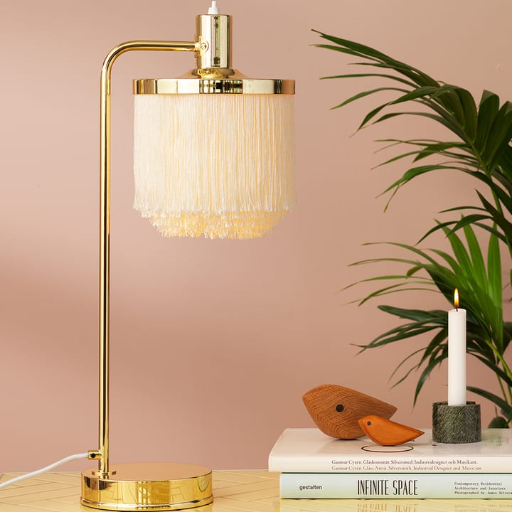 Fringe bordslampa, Cream white Warm Nordic