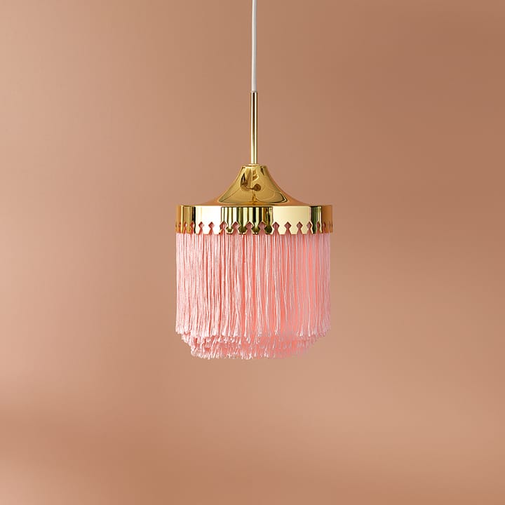 Fringe pendel, cream white, liten Warm Nordic