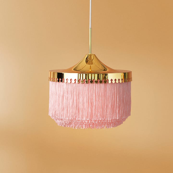 Fringe pendel, cream white, liten Warm Nordic