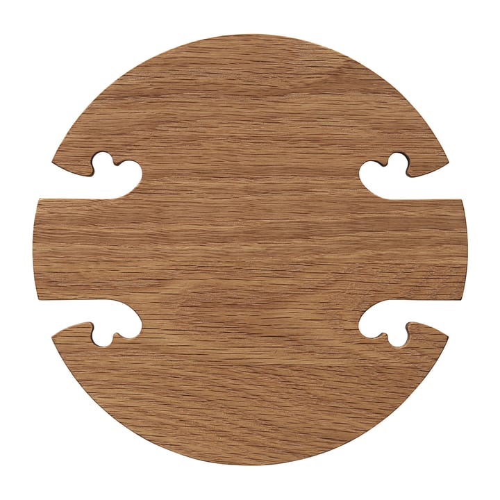 Gourmet Wood Trivet round - Ek - Warm Nordic