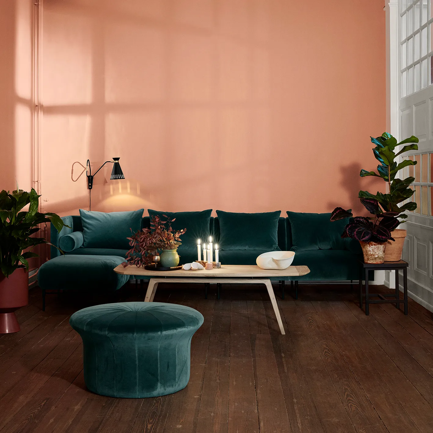 Grace puff Ritz, Forest green Warm Nordic