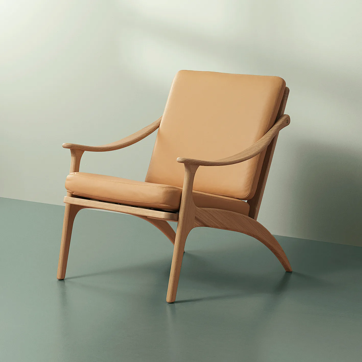 Lean Back Soavé fåtölj vitoljad ek, Nature Warm Nordic