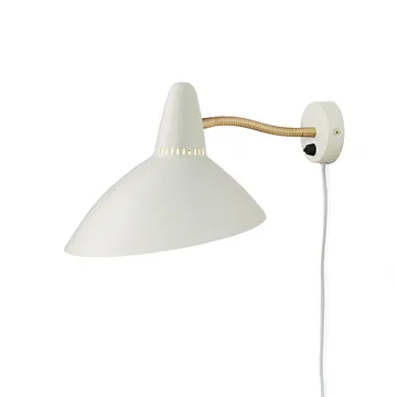 Lightsome vägglampa - warm white, mässingdetalj - Warm Nordic