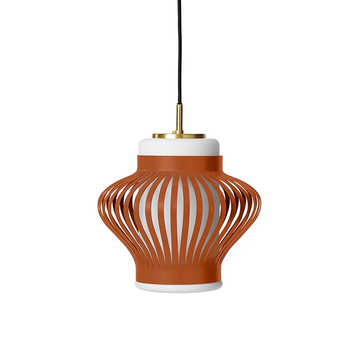 Opal Lamella pendel - rusty red, sandblästrad opal - Warm Nordic