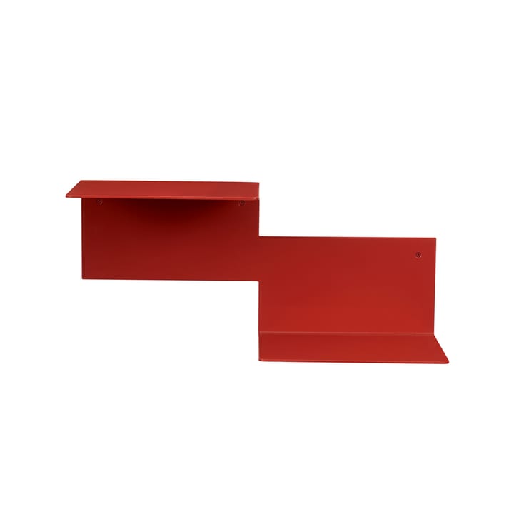 Repeat hylla - rusty red, vänster - Warm Nordic